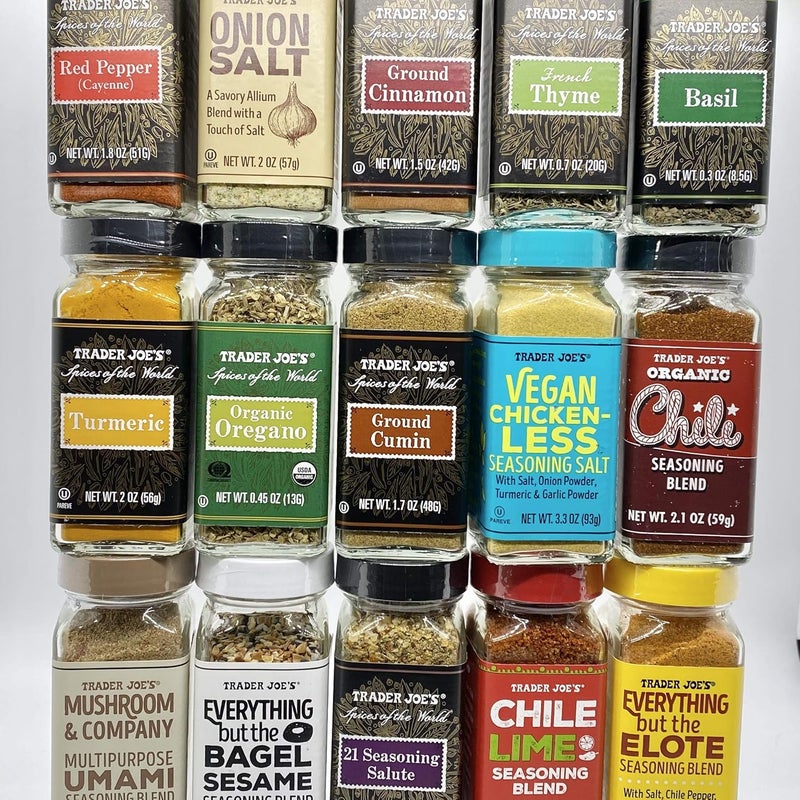 Trader Joe's Seasonings Assortment - Pick Your Own Flavors (Pack of 4) - Image 1